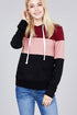 Color Block French Terry Hoodie - menochic